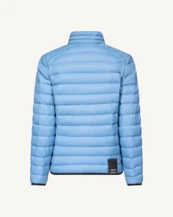 Doudoune légère avec détails en denim Bleu délavé Flight WNW JOTT x DENHAM