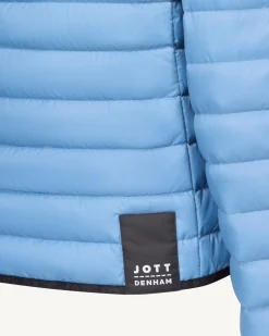 Doudoune légère avec détails en denim Bleu délavé Flight WNW JOTT x DENHAM