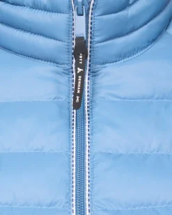 Doudoune légère avec détails en denim Bleu délavé Flight WNW JOTT x DENHAM