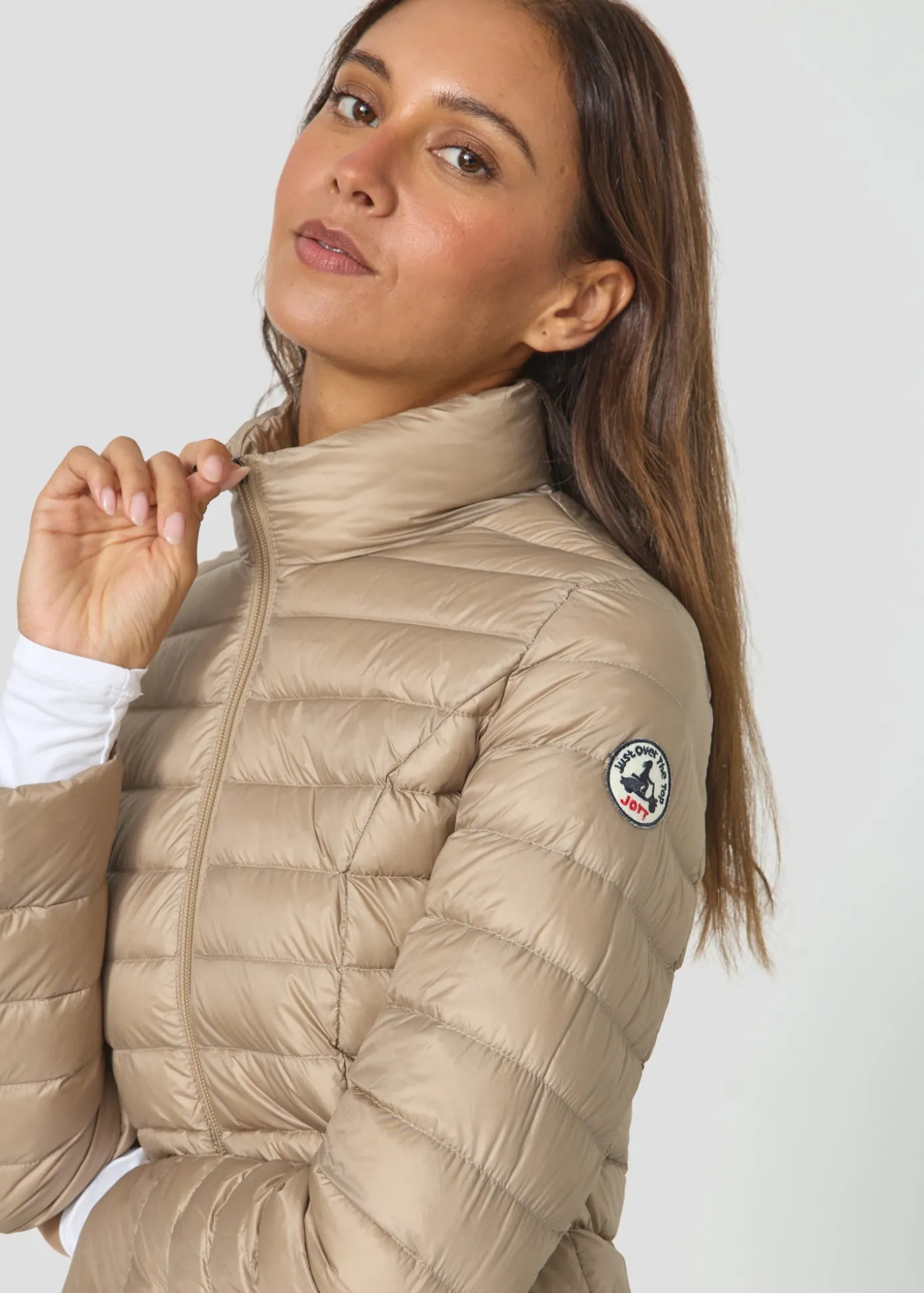 Doudoune légère Beige Cha