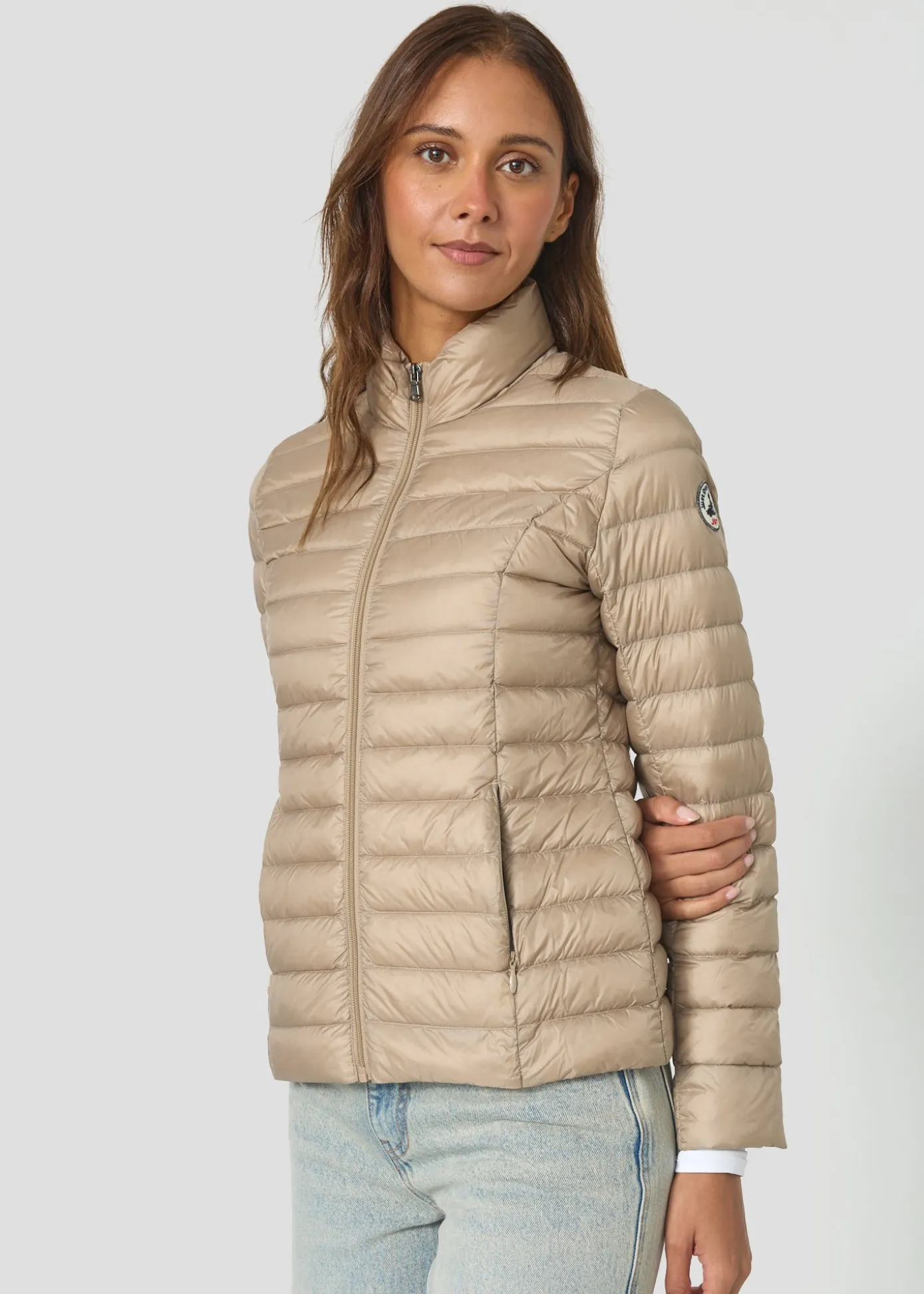 Doudoune légère Beige Cha