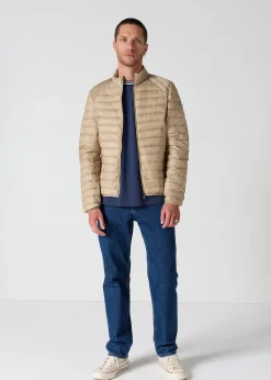 Doudoune légère Beige Mat