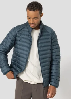 Doudoune légère Bleu algue Mat