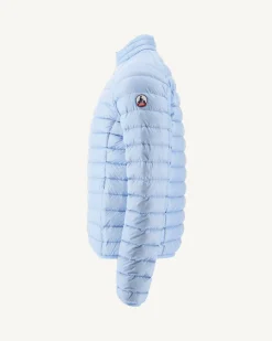Doudoune légère Bleu clair Mat
