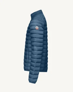 Doudoune légère Bleu jeans Mat