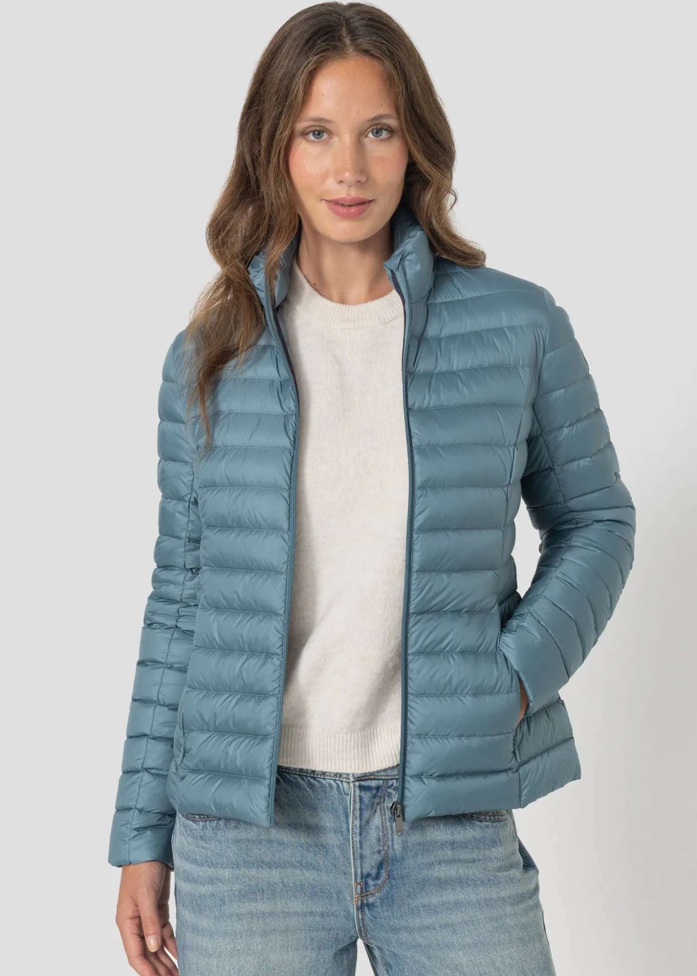 Doudoune légère Bleu tempête Cha