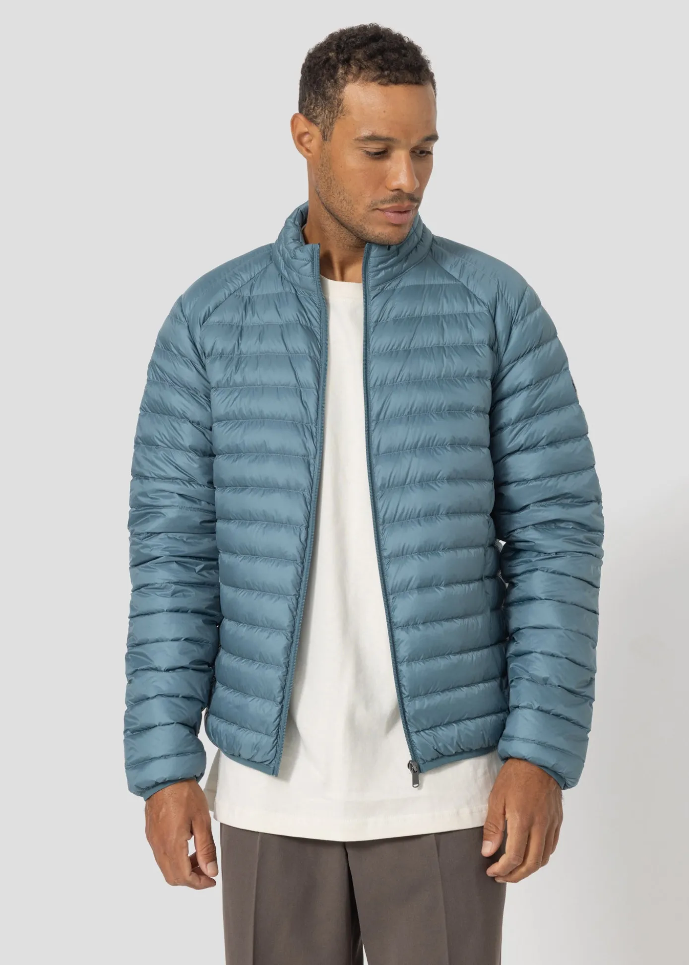 Doudoune légère Bleu tempête Mat