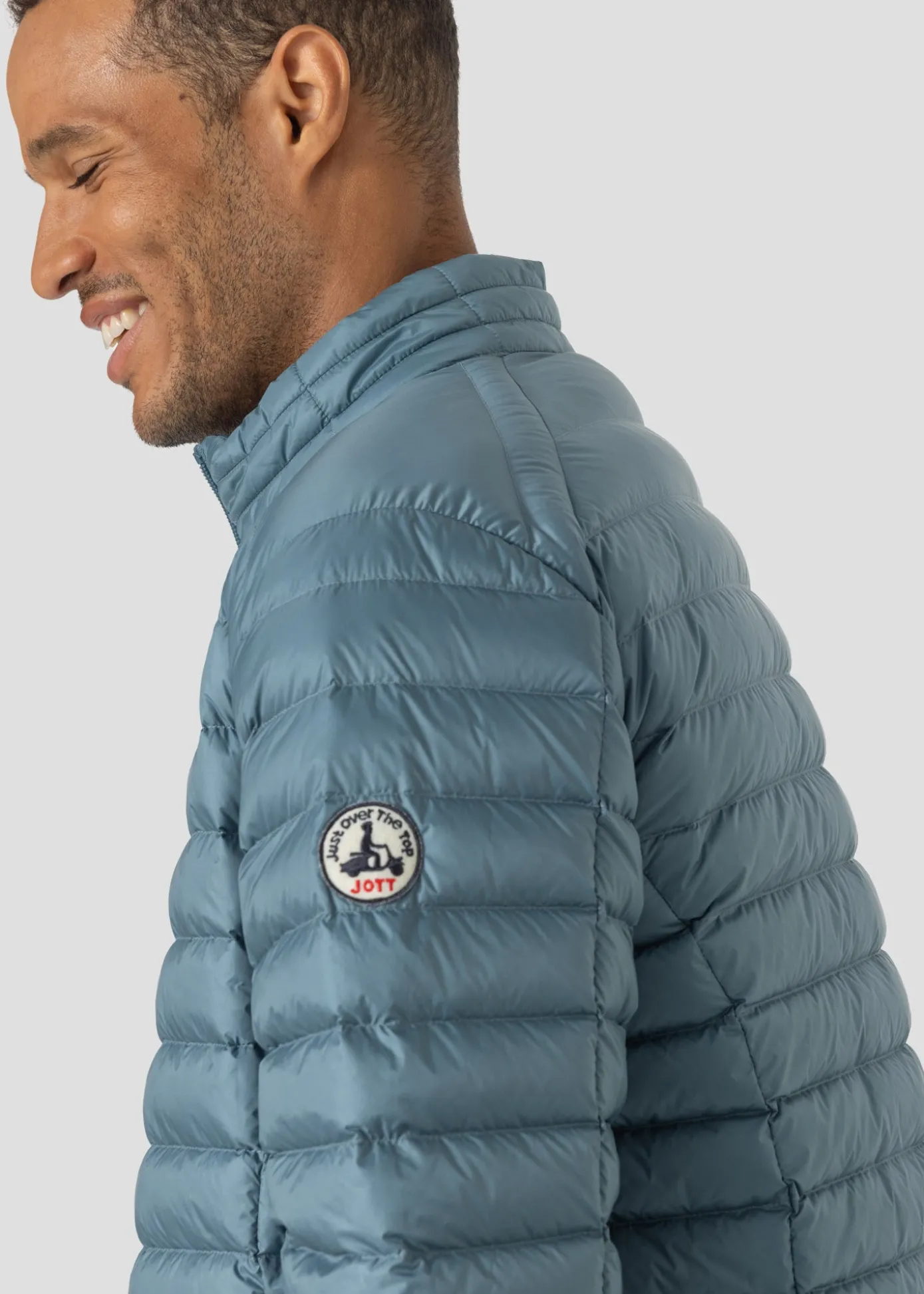 Doudoune légère Bleu tempête Mat