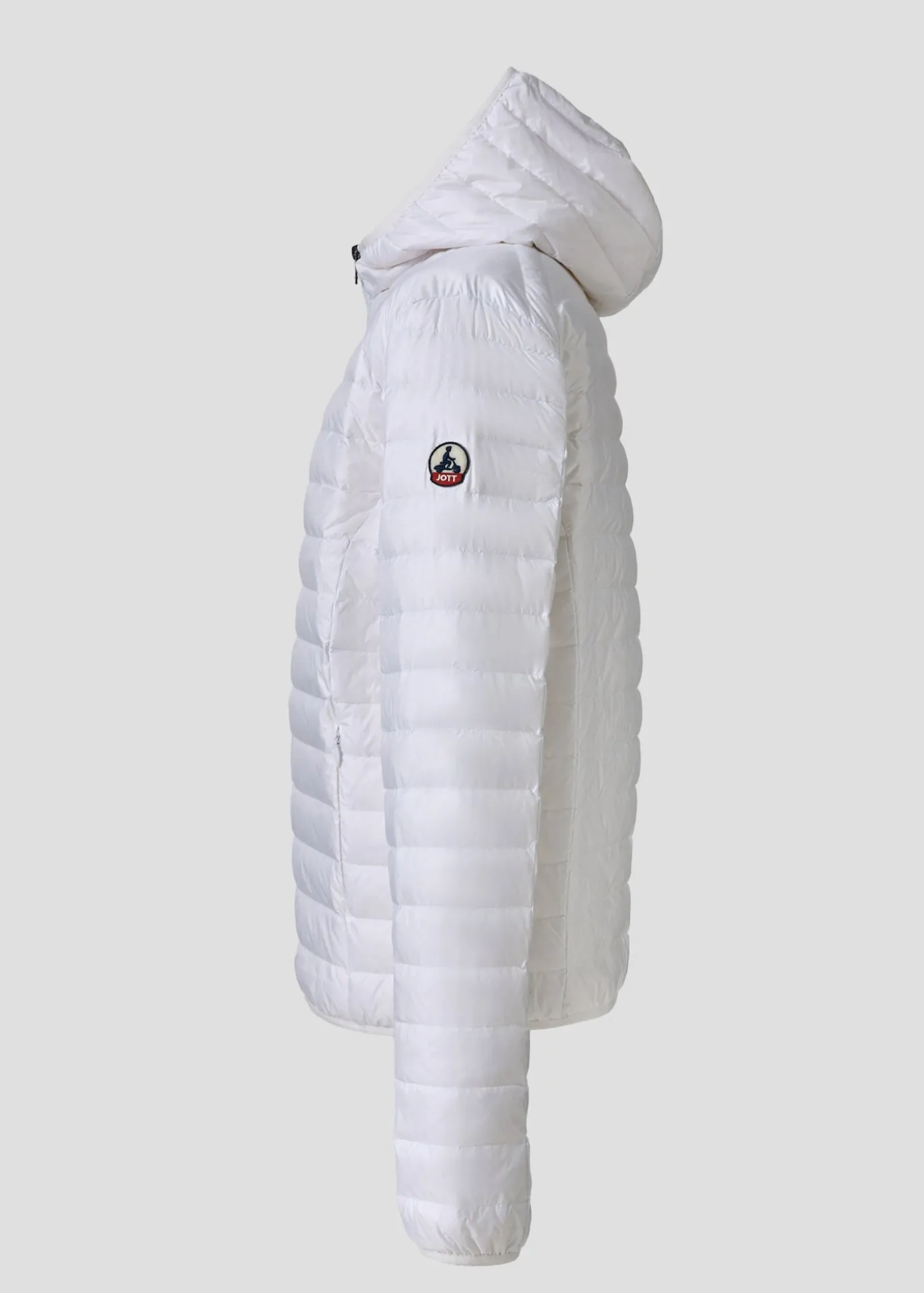 Doudoune légère à capuche Blanc Nico