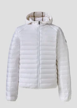 Doudoune légère à capuche Blanc Nico