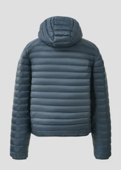 Doudoune légère à capuche Bleu algue Nico