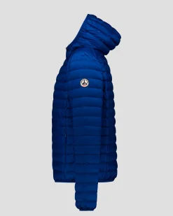 Doudoune légère à capuche Bleu cobalt Nico