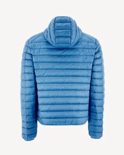 Doudoune légère à capuche Bleu denim Nico