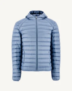 Doudoune légère à capuche Bleu délavé Nico