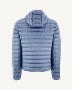 Doudoune légère à capuche Bleu délavé Nico