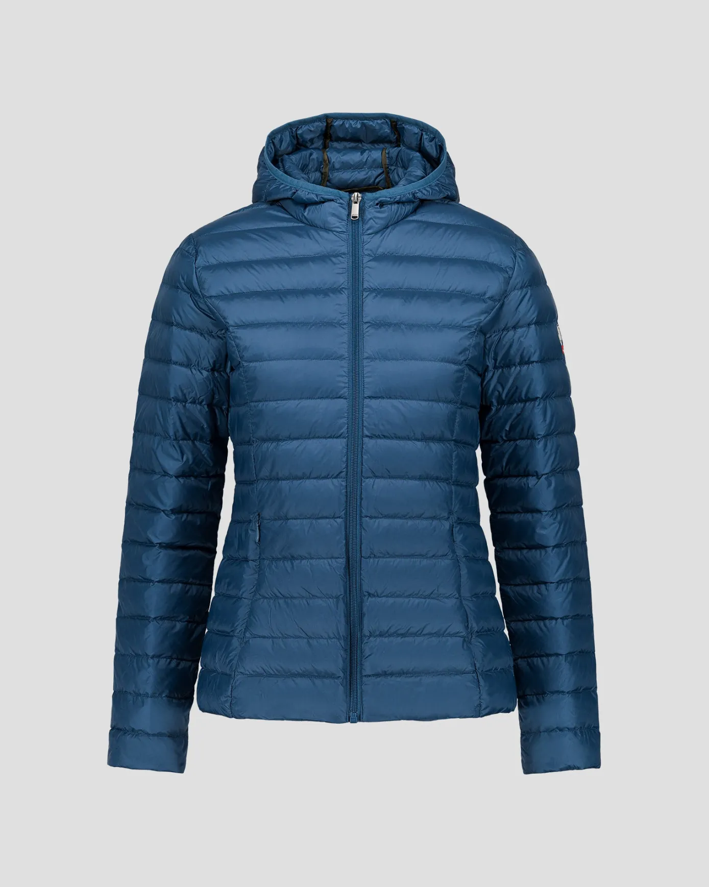Doudoune légère à capuche Bleu jeans Cloe