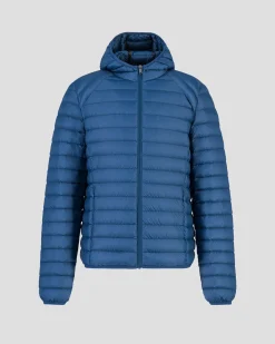 Doudoune légère à capuche Bleu jeans Nico