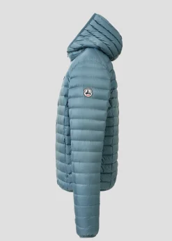 Doudoune légère à capuche Bleu tempête Nico