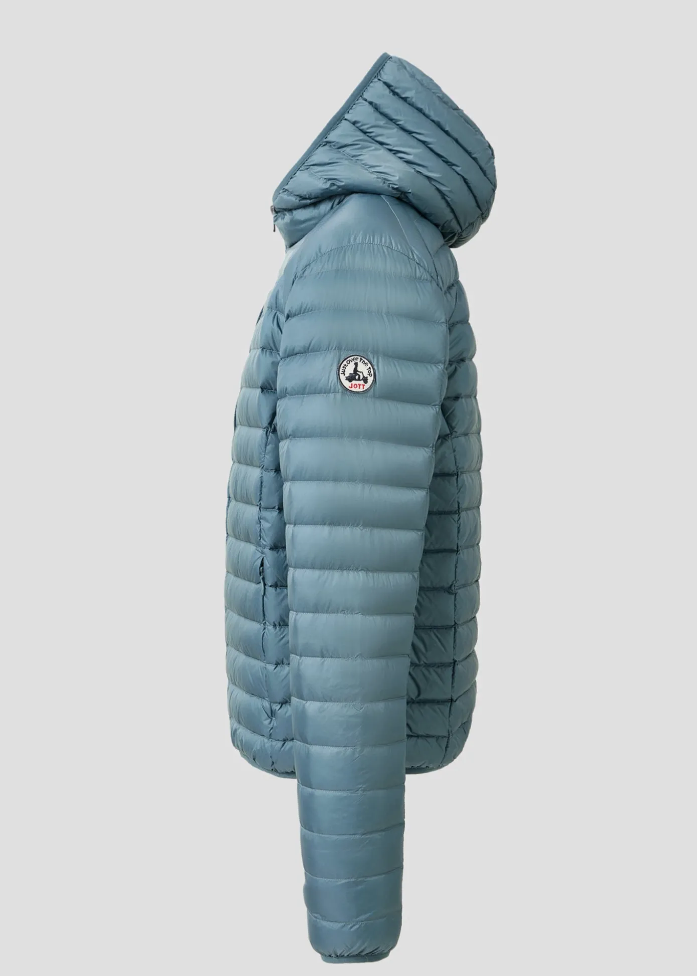 Doudoune légère à capuche Bleu tempête Nico