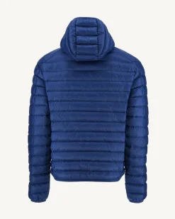 Doudoune légère à capuche Dark denim Nico