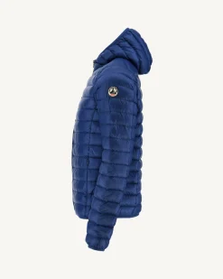 Doudoune légère à capuche Dark denim Nico