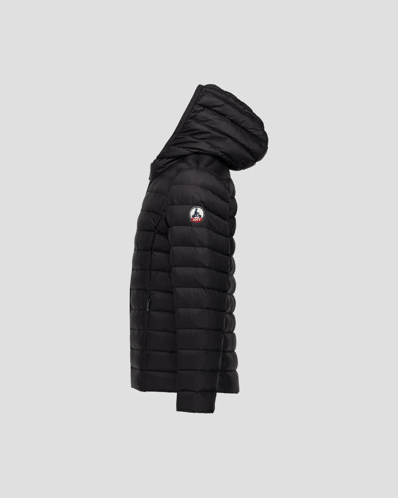 Doudoune légère à capuche enfant Noir Carla