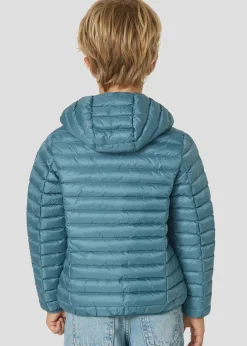 Doudoune légère à capuche enfant Bleu tempête Hugo