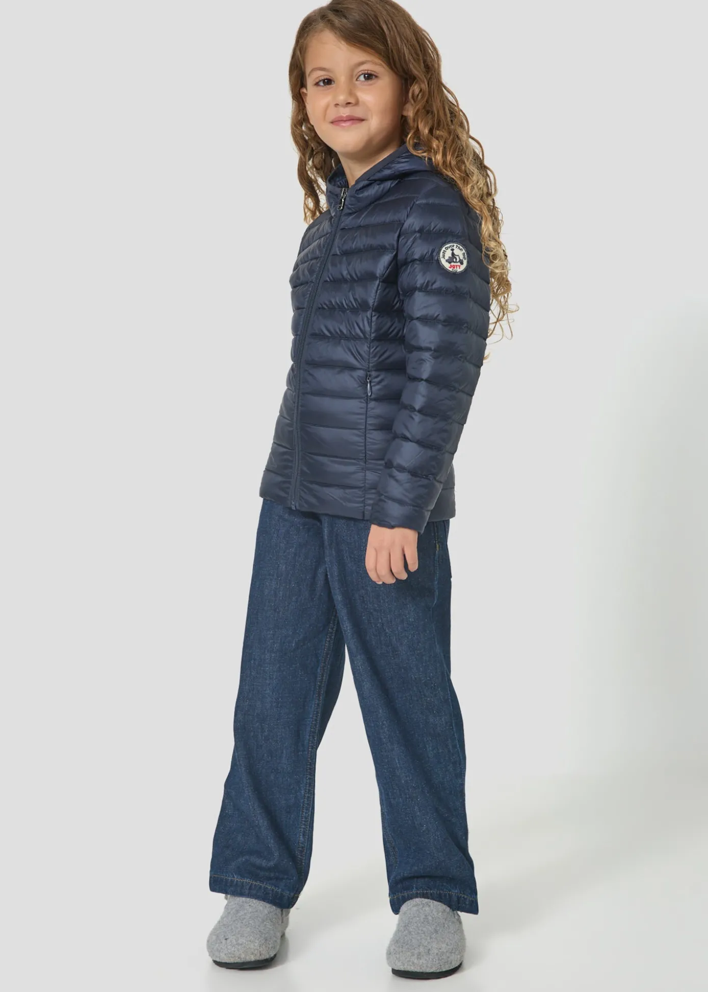 Doudoune légère à capuche enfant Marine Carla