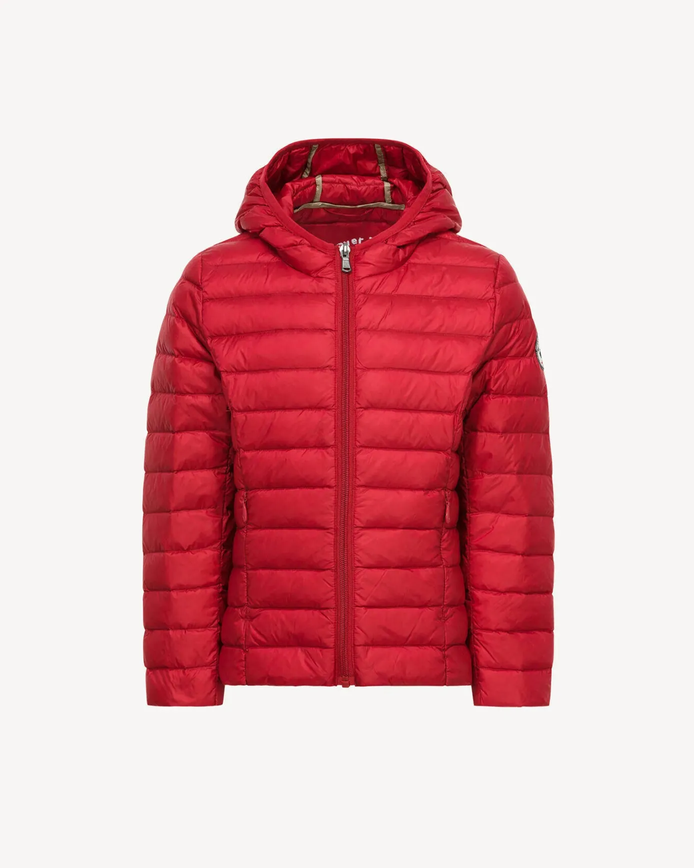 Doudoune légère à capuche enfant Rouge Carla