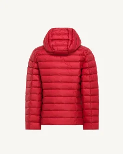 Doudoune légère à capuche enfant Rouge Carla