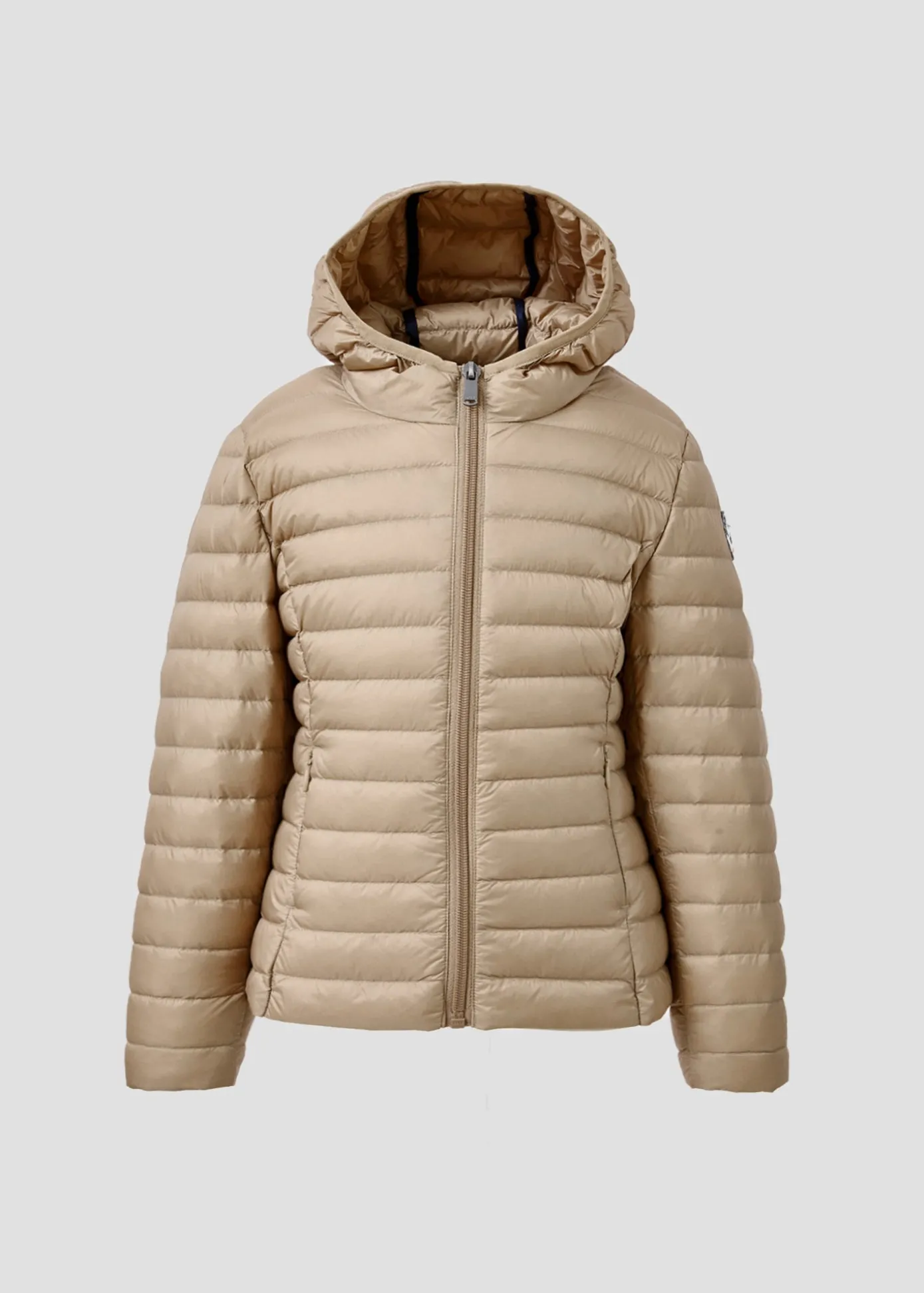 Doudoune légère à capuche enfant Beige Carla