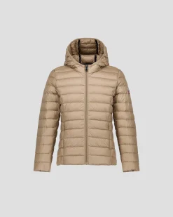 Doudoune légère à capuche enfant Beige Carla