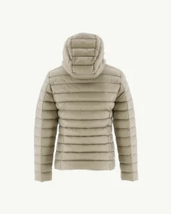 Doudoune légère à capuche enfant Beige Carla