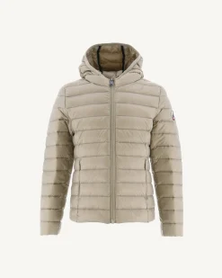 Doudoune légère à capuche enfant Beige Carla