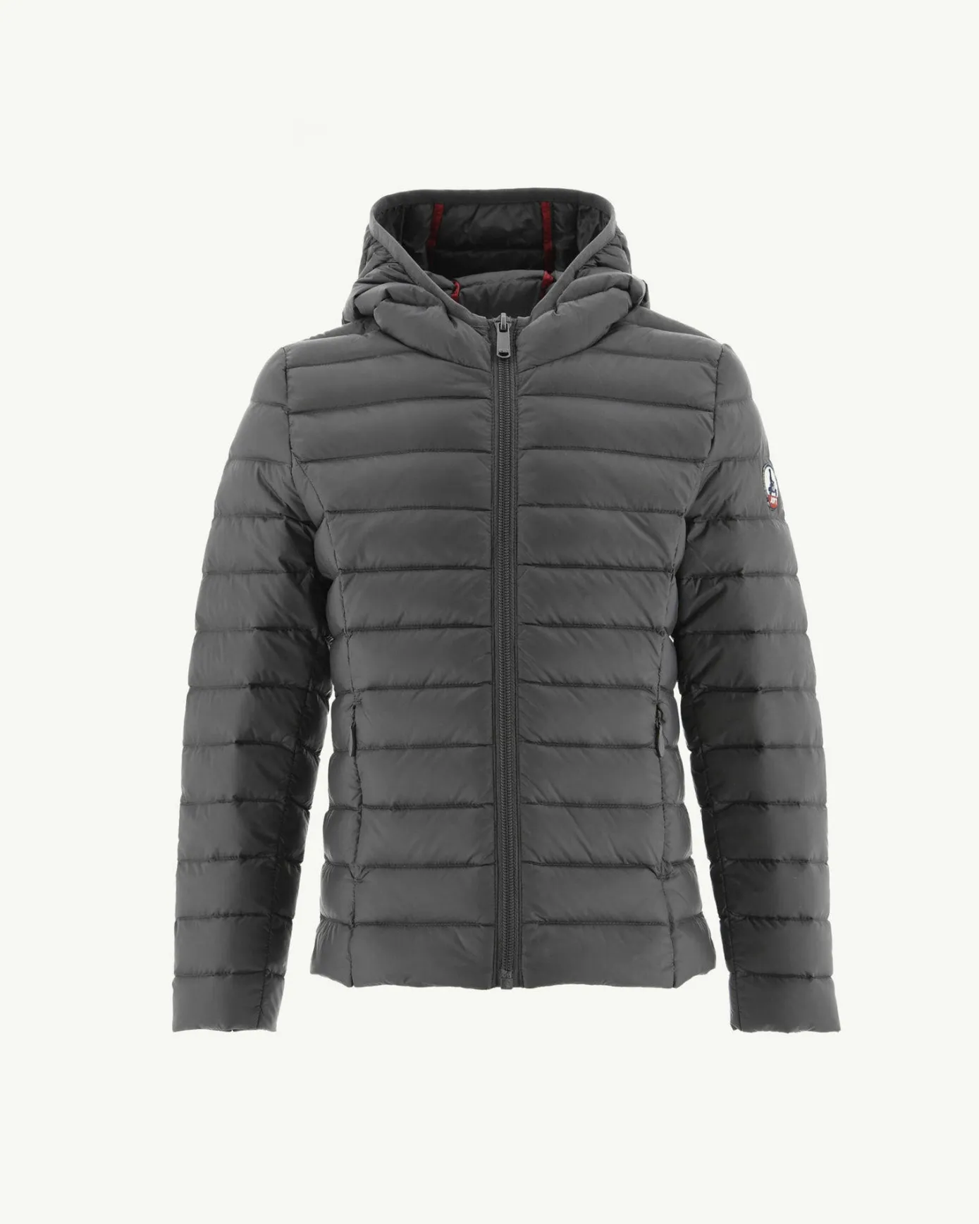 Doudoune légère à capuche enfant Anthracite Carla