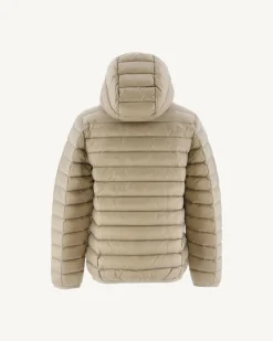 Doudoune légère à capuche enfant Beige Hugo