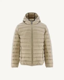 Doudoune légère à capuche enfant Beige Hugo