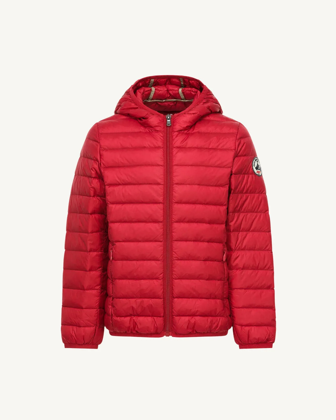 Doudoune légère à capuche enfant Rouge Hugo