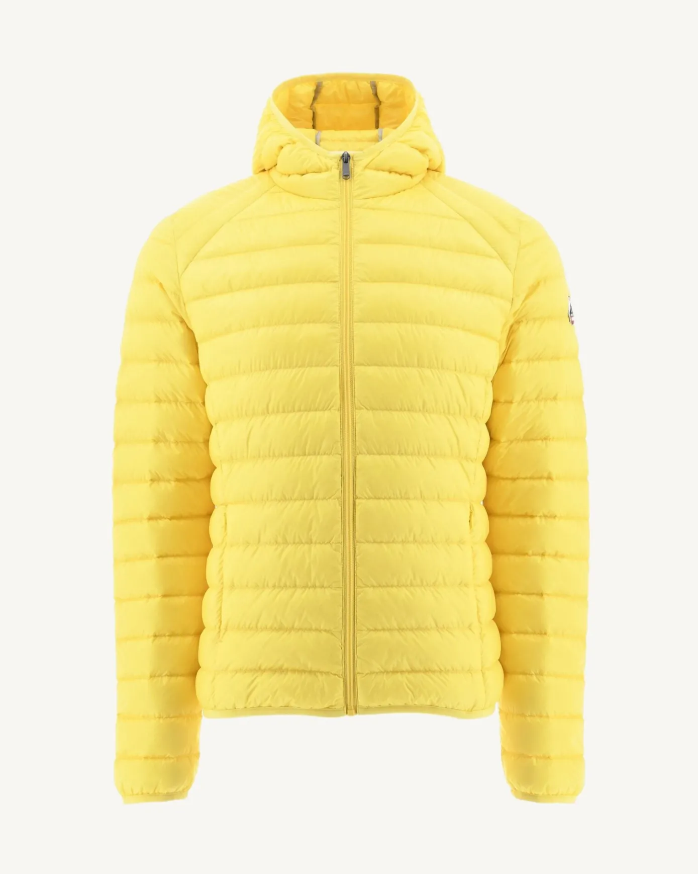 Doudoune légère à capuche Jaune clair Nico