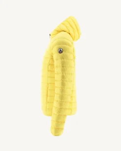 Doudoune légère à capuche Jaune clair Nico