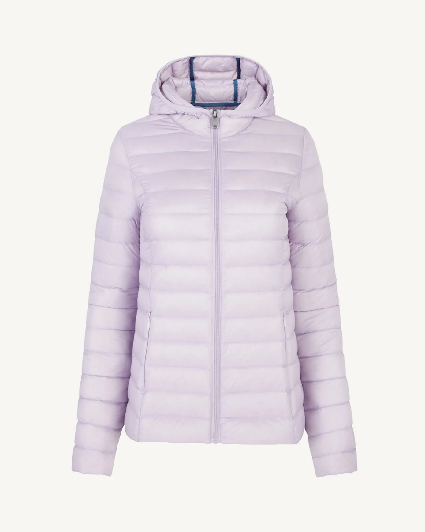 Doudoune légère à capuche Mauve pâle Cloe