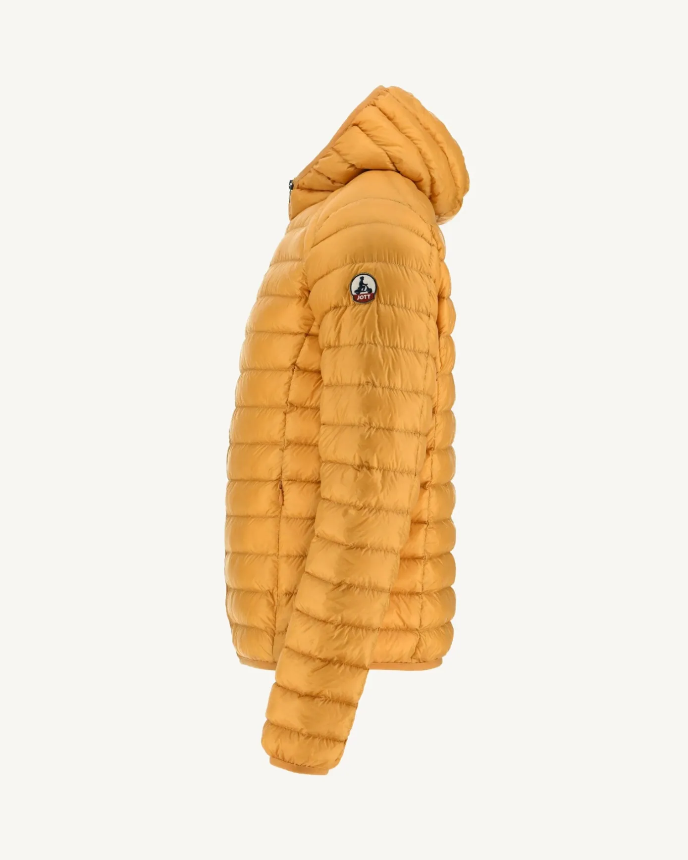 Doudoune légère à capuche Moutarde Nico