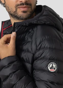 Doudoune légère à capuche Noir Nico