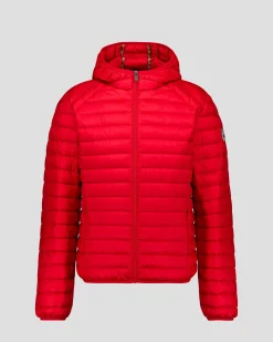 Doudoune légère à capuche Rouge carmin Nico