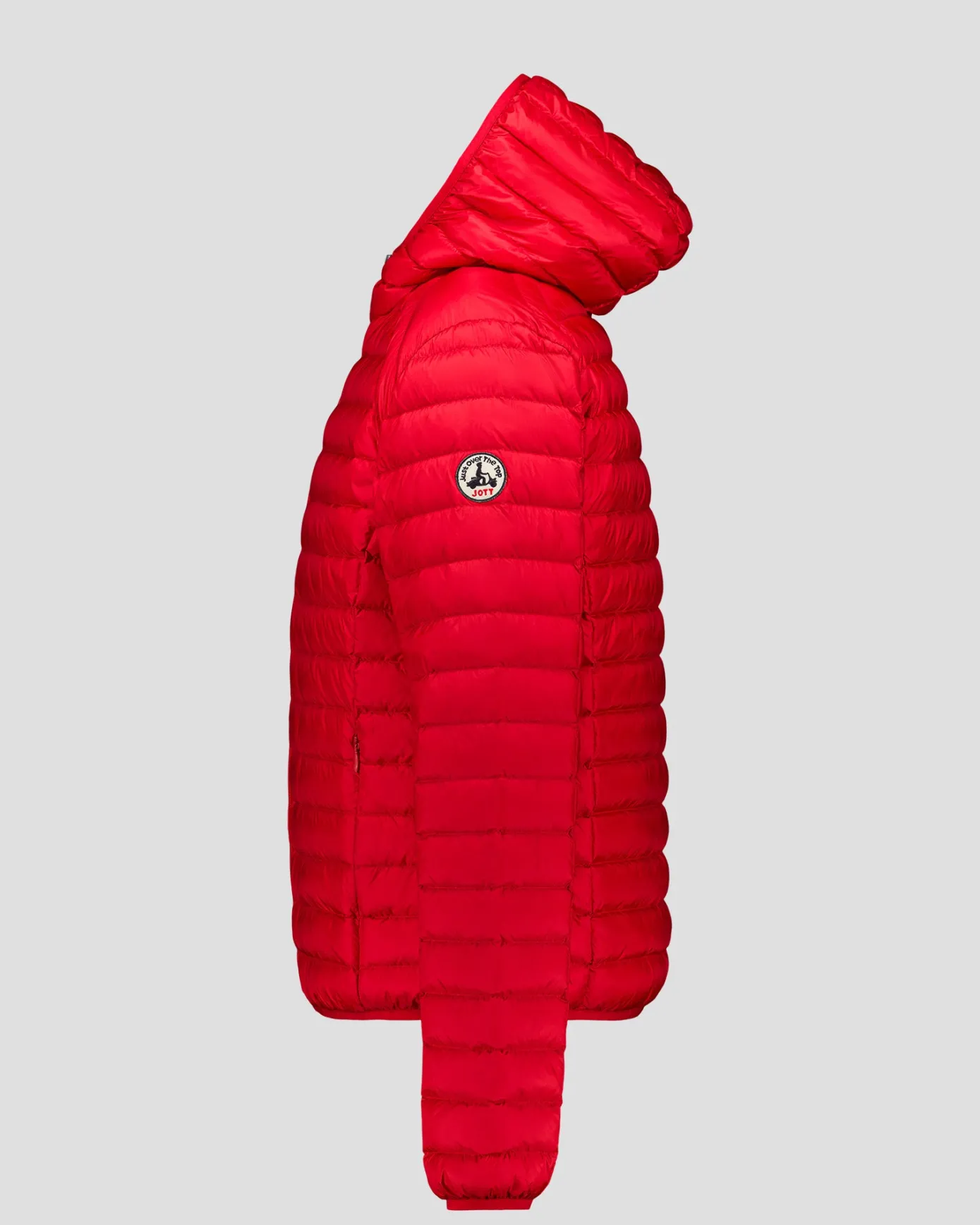 Doudoune légère à capuche Rouge carmin Nico