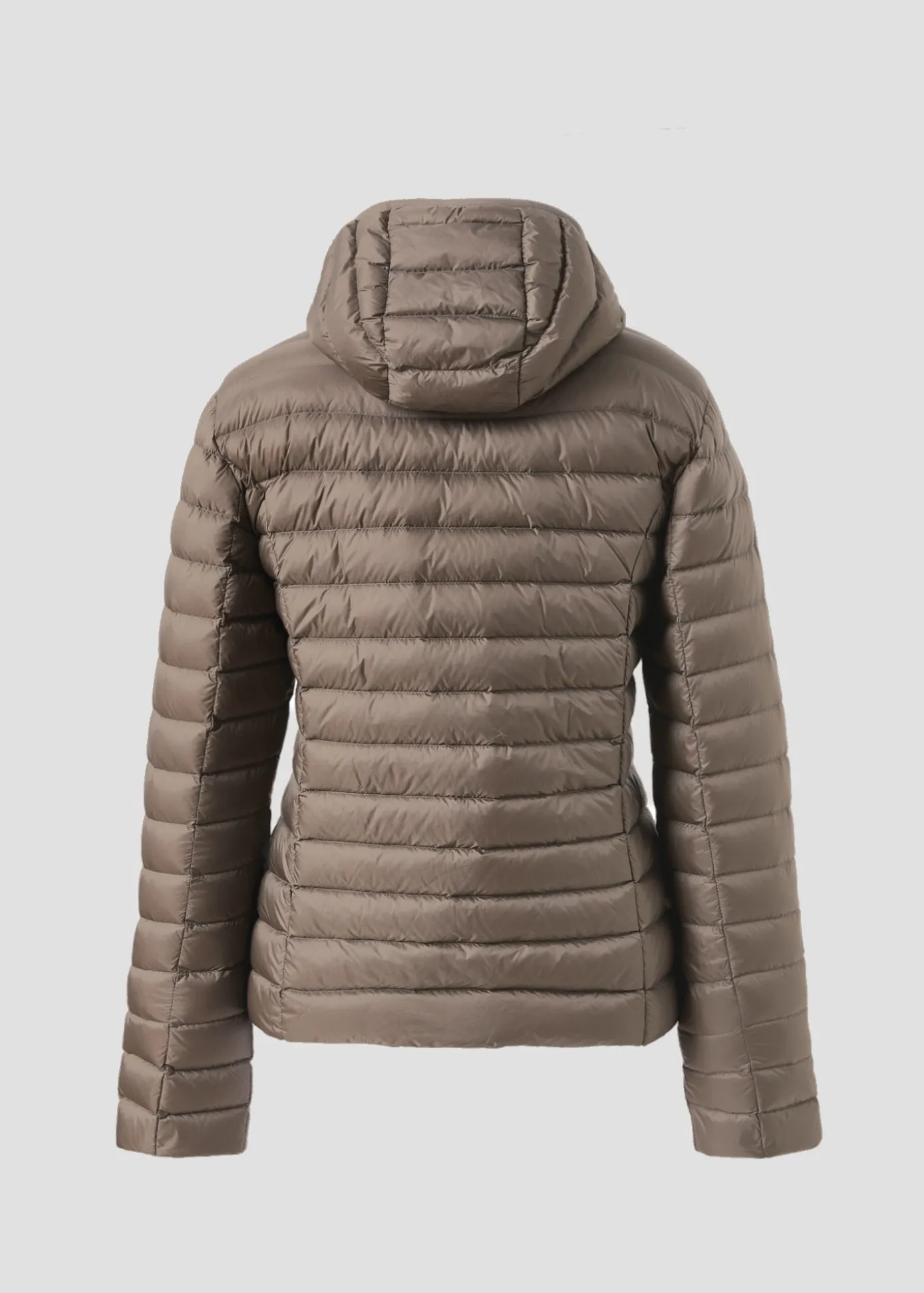 Doudoune légère à capuche Taupe Cloe