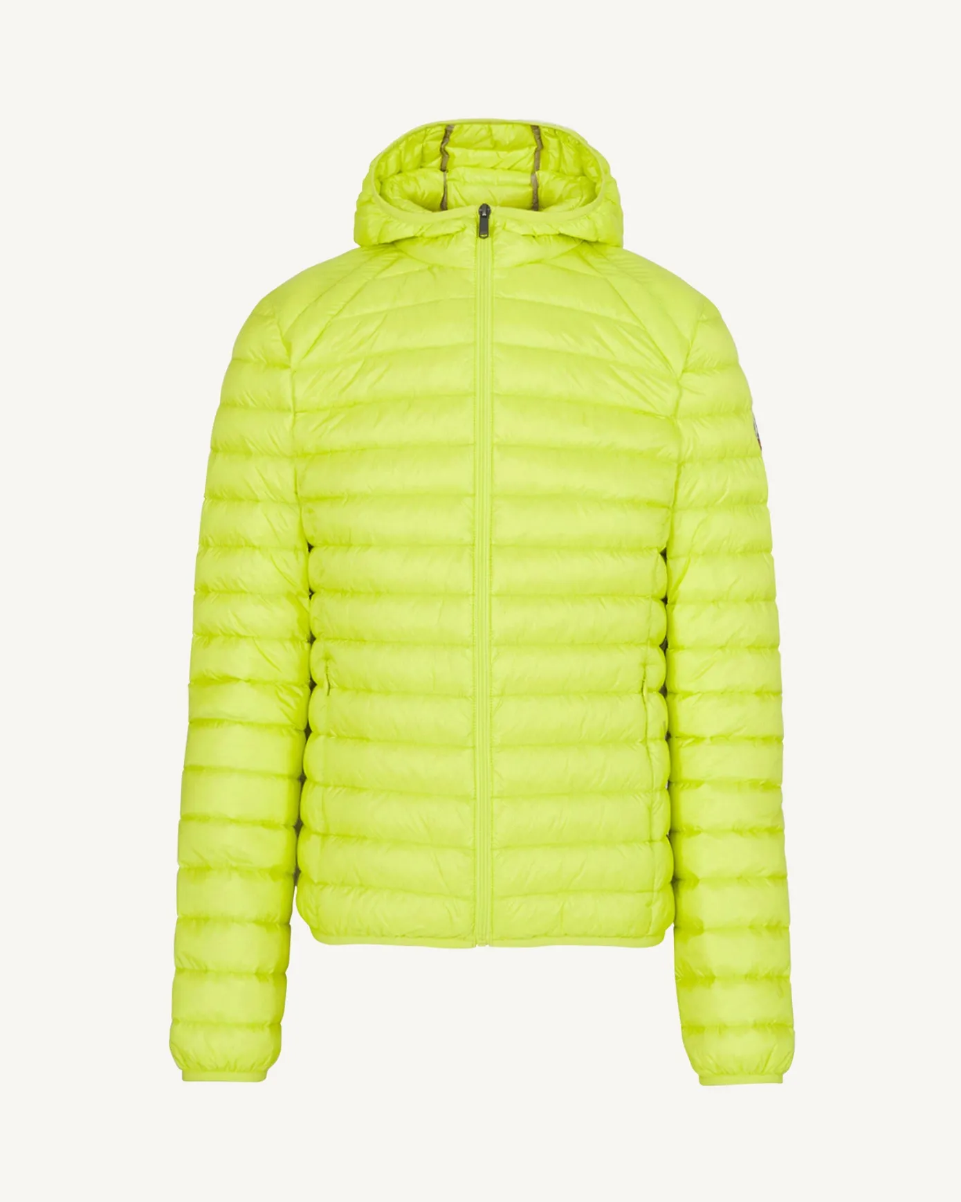 Doudoune légère à capuche Vert acide Nico