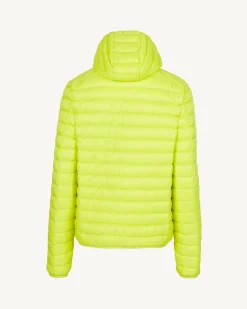 Doudoune légère à capuche Vert acide Nico