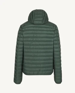Doudoune légère à capuche Vert céladon Nico