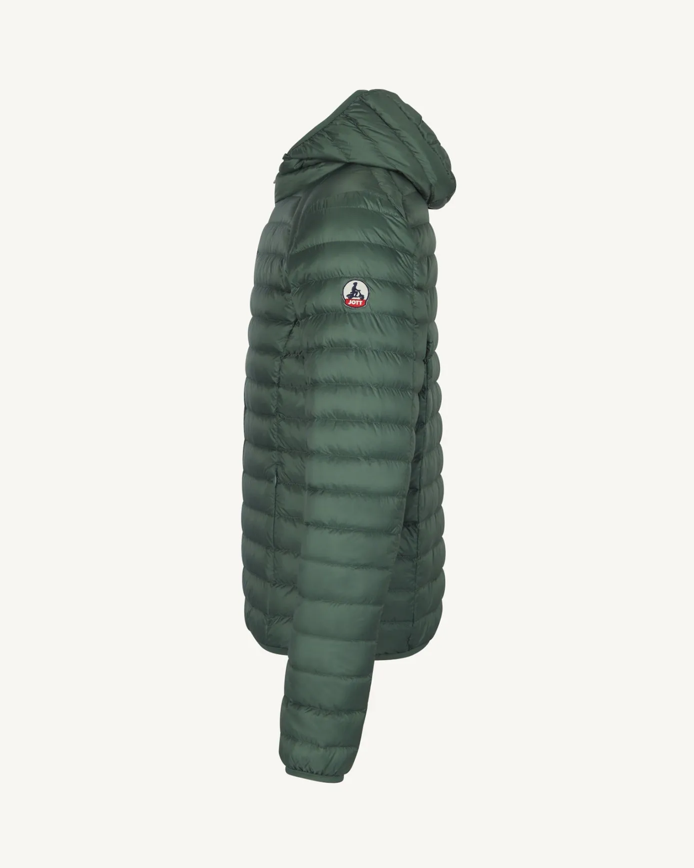 Doudoune légère à capuche Vert céladon Nico